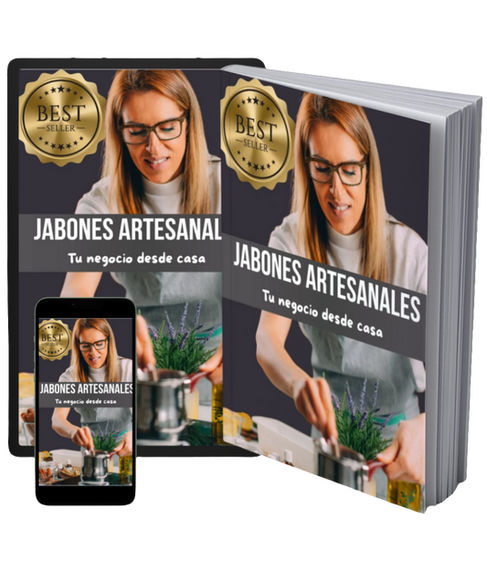 CURSO JABONERIA ARTESANAL + 5 BONUS DE REGALO🎁. CREA Y VENDE DESDE TU CASA